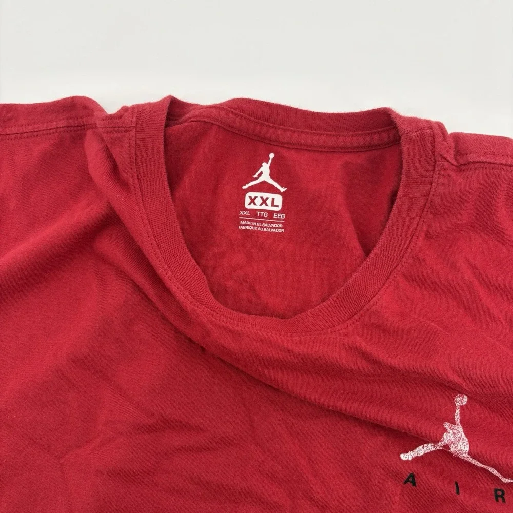 Air Jordan T-Shirt‎ Men's 3XL Red